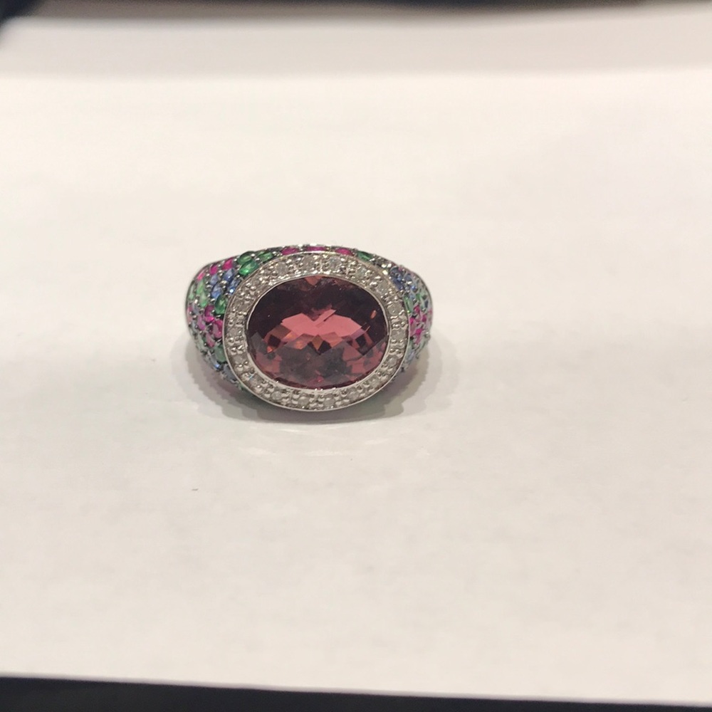 Quartz Diamond Ring